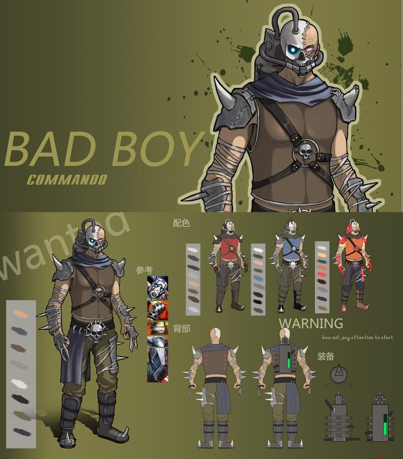 badboyhalo皮肤展开图,badboyhalo图片 bad boy